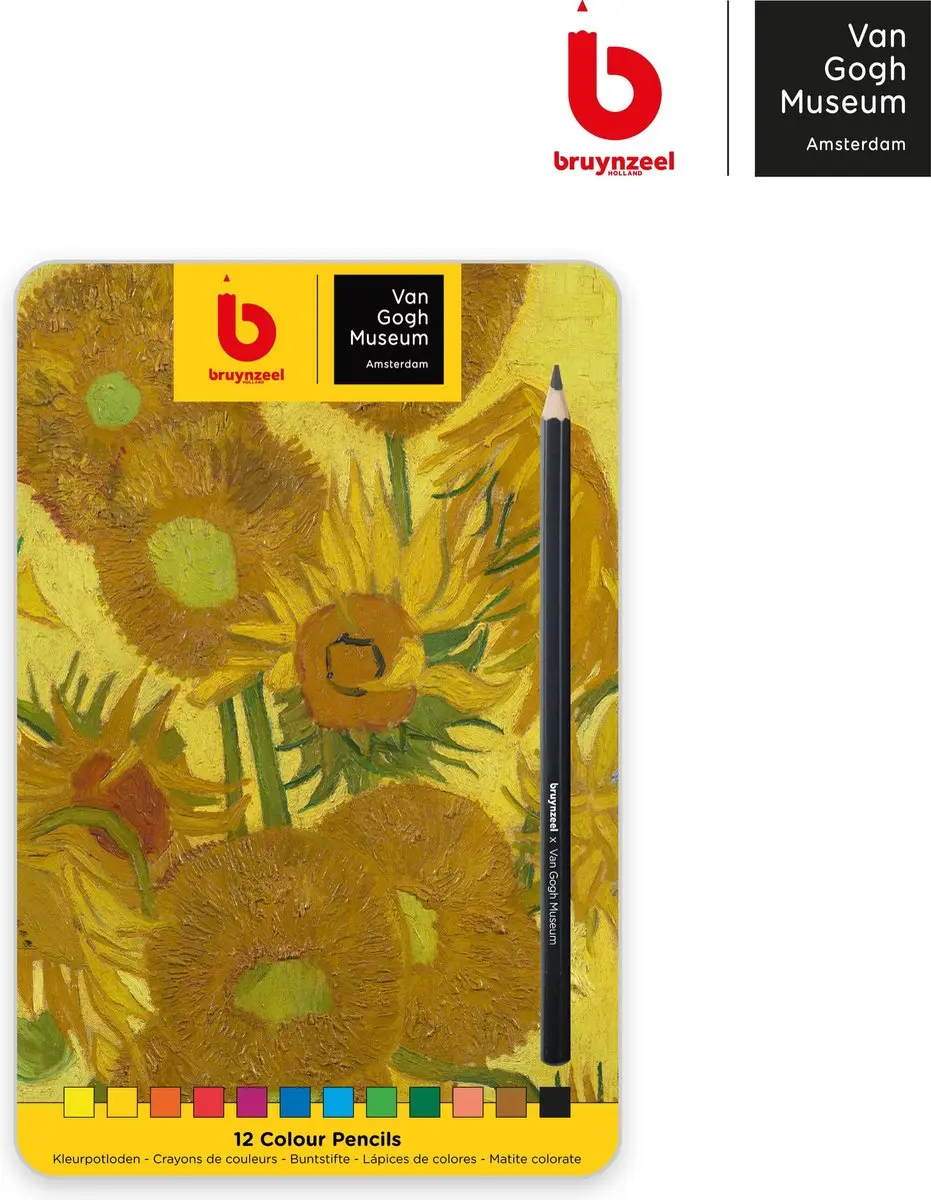 Van Gogh Bruynzeel Museum Kleurpotloden 12 Stuks