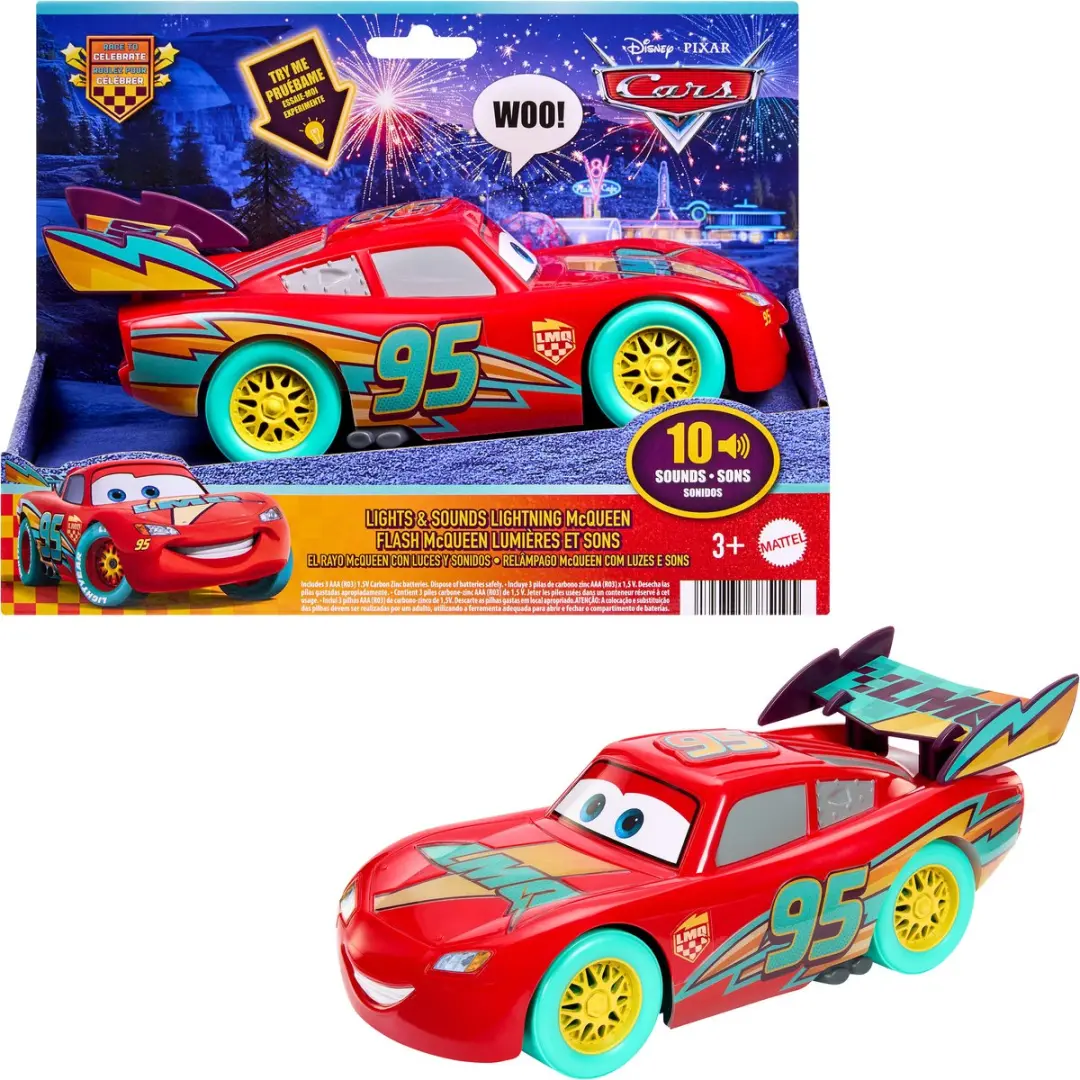 Mattel Disney Cars Bliksem McQueen Raceauto