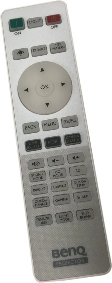 Afstandsbediening geschikt voor de BENQ W2700 beamer, vervangt RCV017 / 5J.JKC06.001