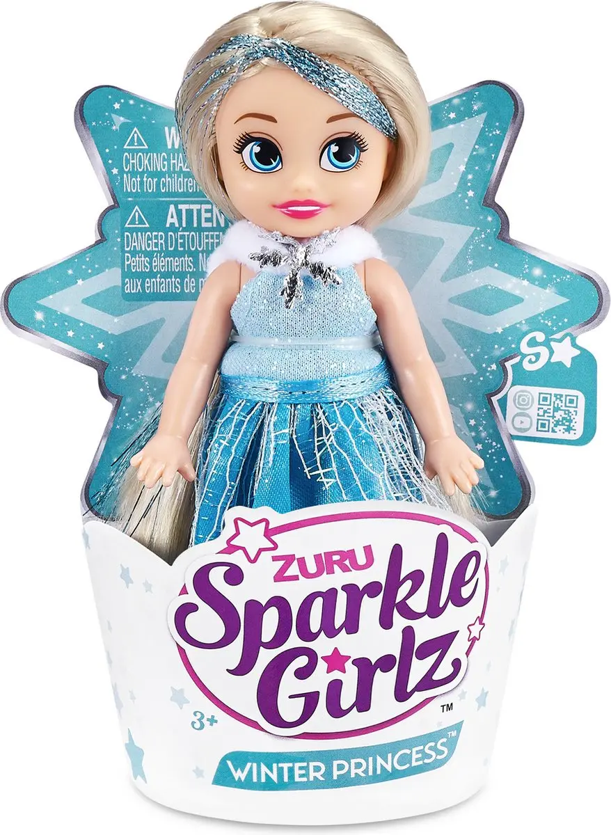 ZURU Sparkle Girlz Winter Prinses Cupcake 10031TQ3-2022 - Meerkleurig