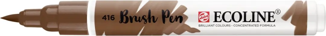 Ecoline Brushpen Sepia - Multicolor