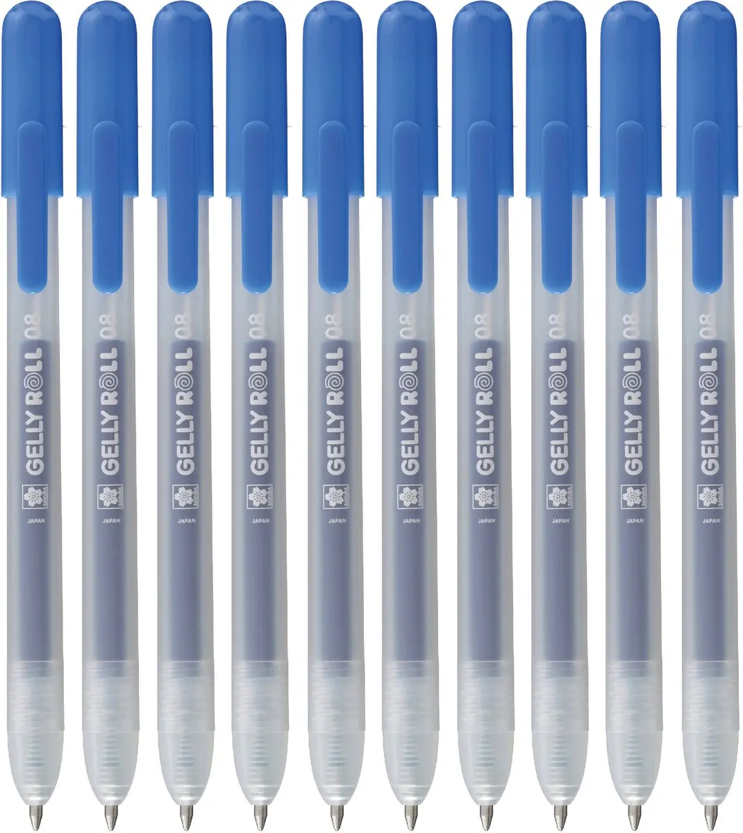 Sakura Gelly Roll Retractable Classic Set 10 - Blauw