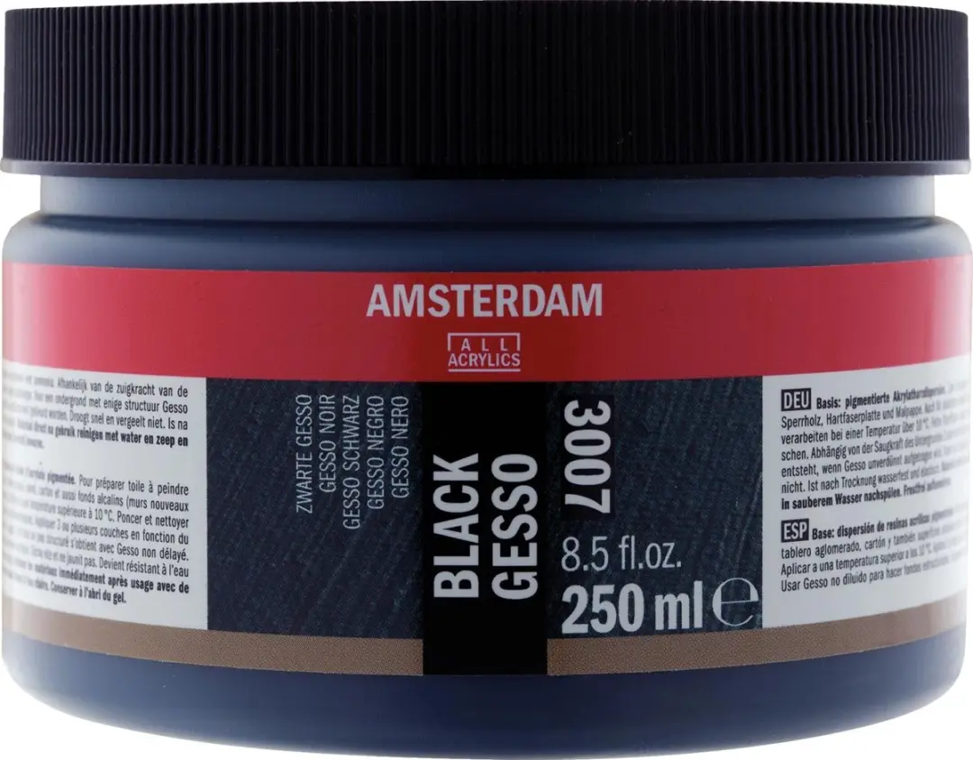 Amsterdam Royal Talens Gesso 007 Zwart 250ml