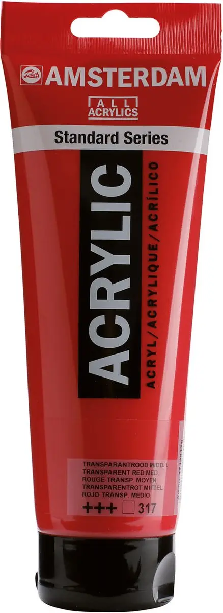 Amsterdam Standard Acrylverf 120ml - Transparantrood 317 - afbeelding 6 van 6