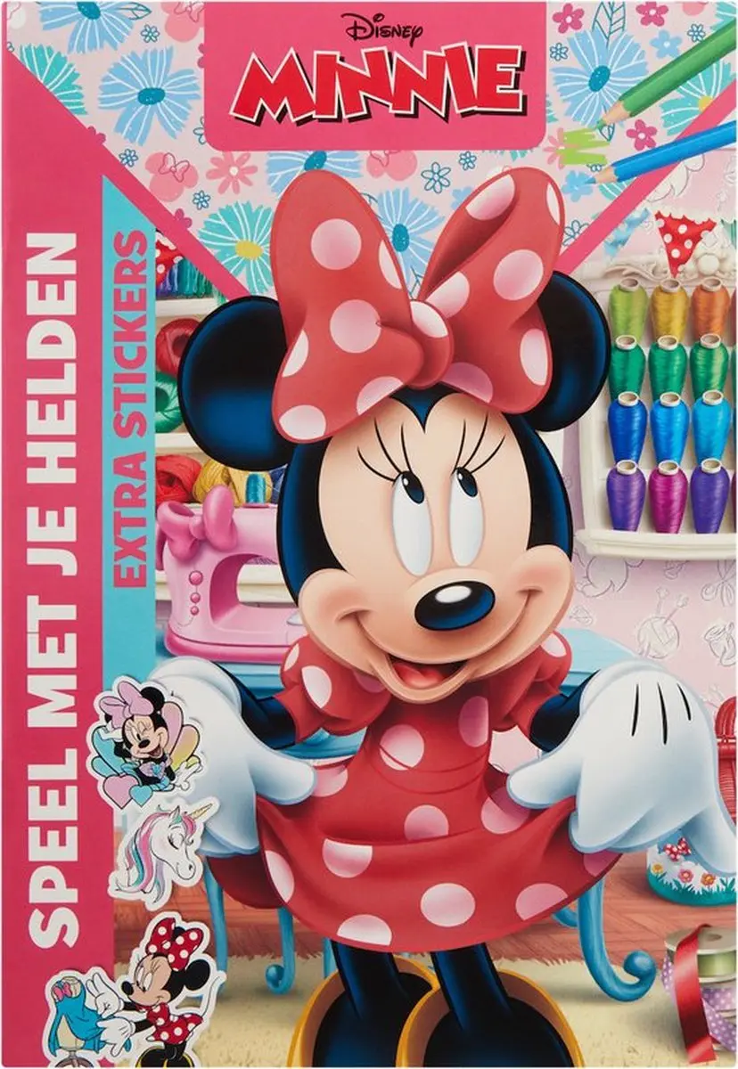 Disney Minnie Mouse Kleur & Stickerboek