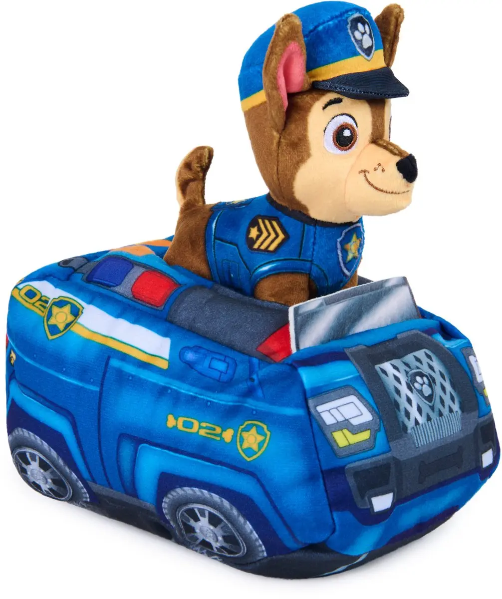 PAW Patrol Chase 2-in-1 Knuffel - Politieauto Meerkleurig