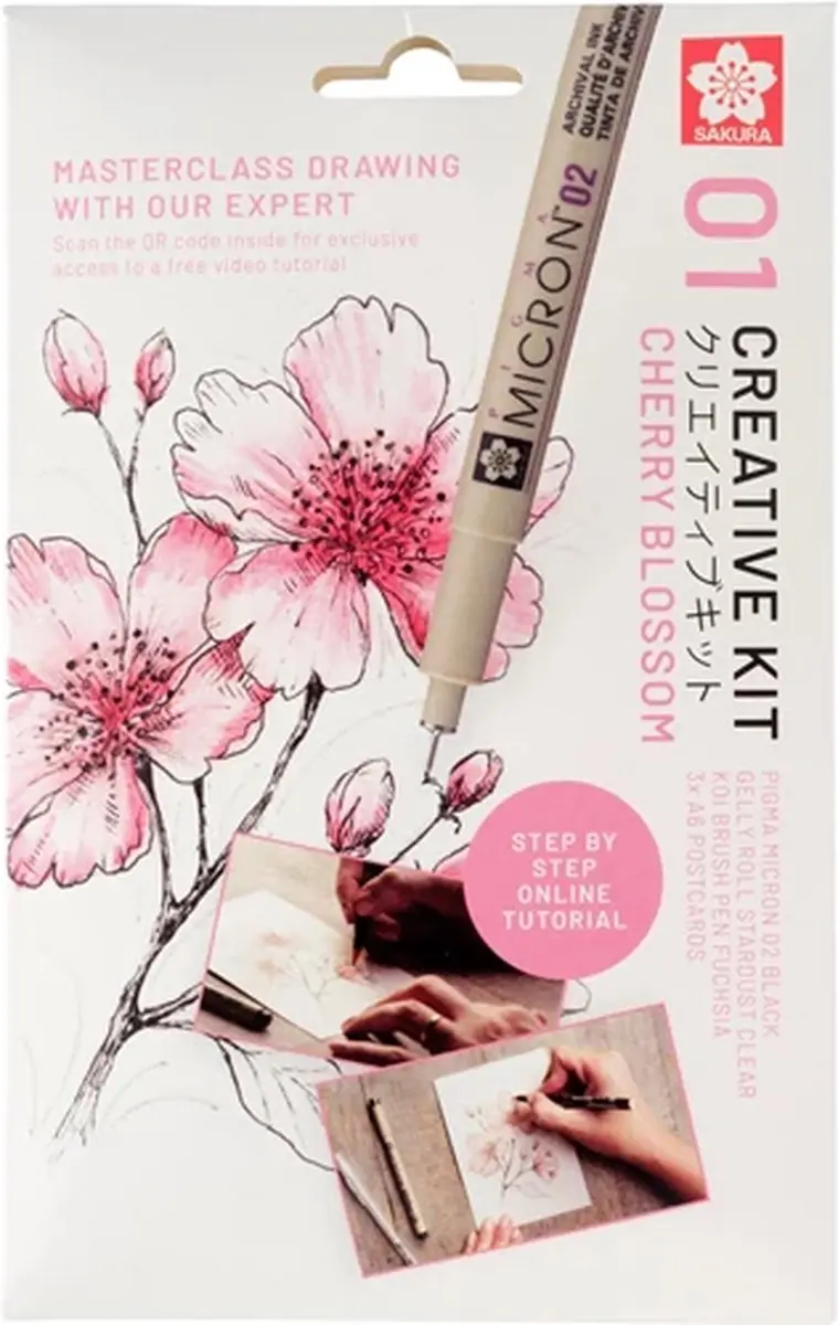 Sakura Creative Kit Kersenbloesem - 4 Stuks