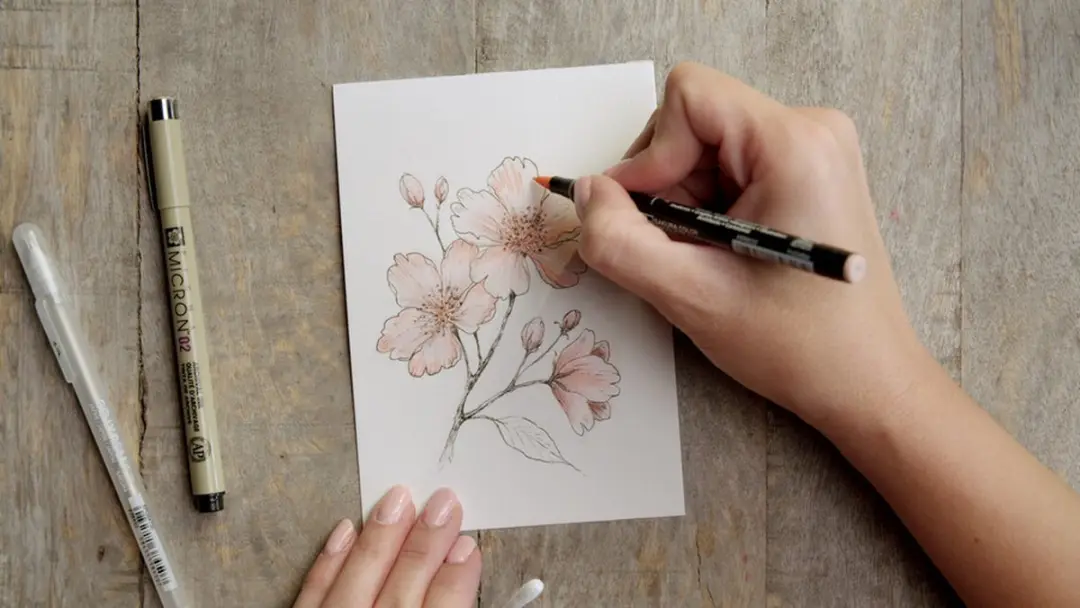 Sakura Creative Kit Kersenbloesem - 4 Stuks