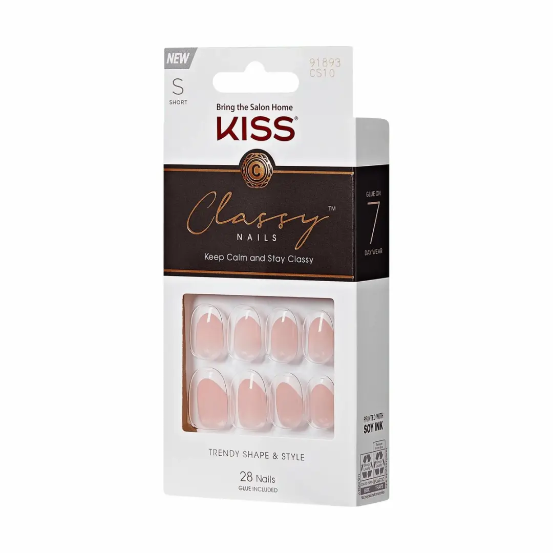 Kiss Classy Short S Zelfklevende Kunstnagels