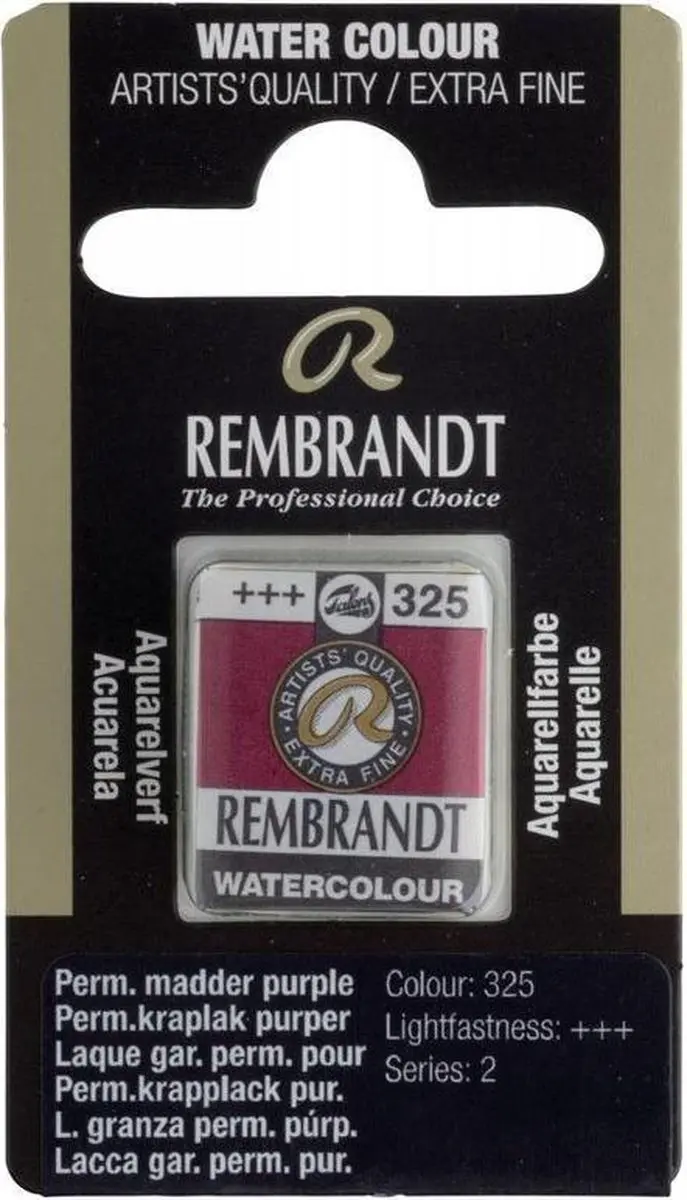 Rembrandt Waterverf Napje Permanent Madder Purple 10g