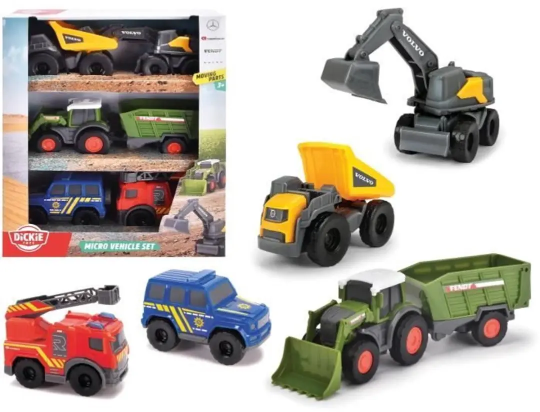 Dickie Assortiment Micro Voertuigen 203742016
