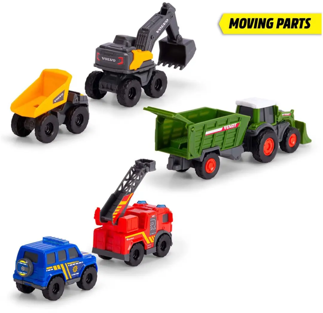 Dickie Assortiment Micro Voertuigen 203742016 - 8cm - Multicolor
