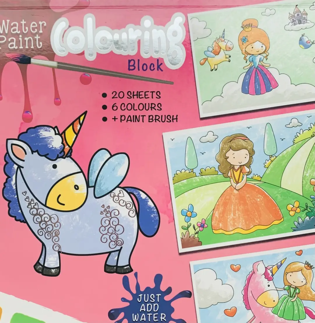 Unicorn Water Kleurboek