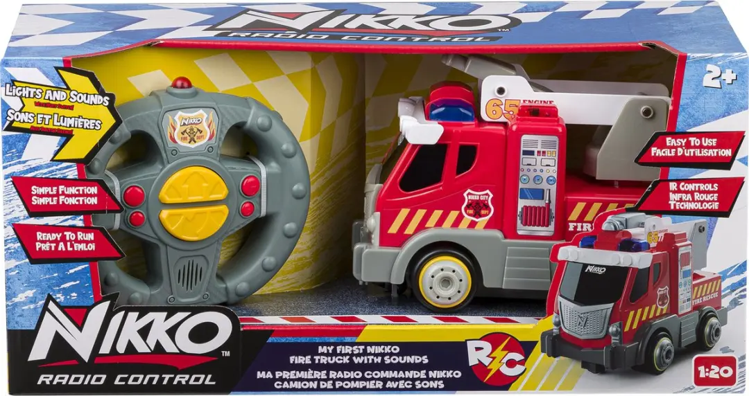 NIKKO My First Brandweerauto 10232 - Rood