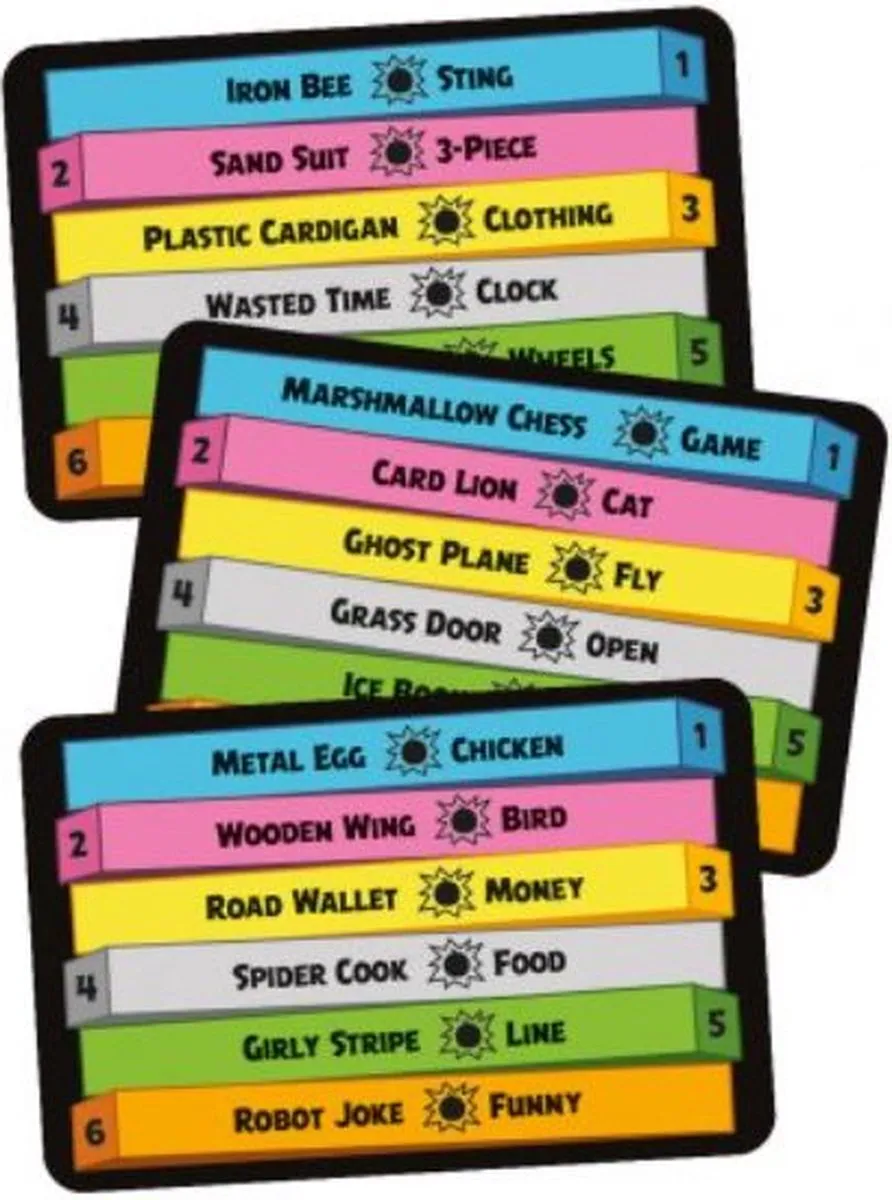 Tactic Angry Birds Word Bomb Kaartspel - 2-6 Spelers