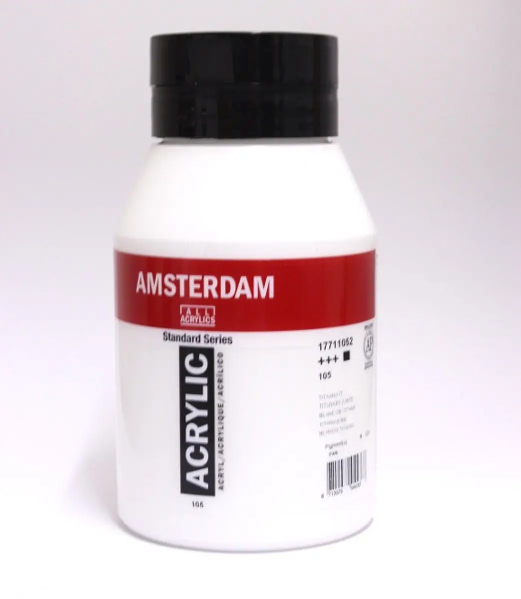 Amsterdam Standard Acrylverf 1000ml Titaanwit
