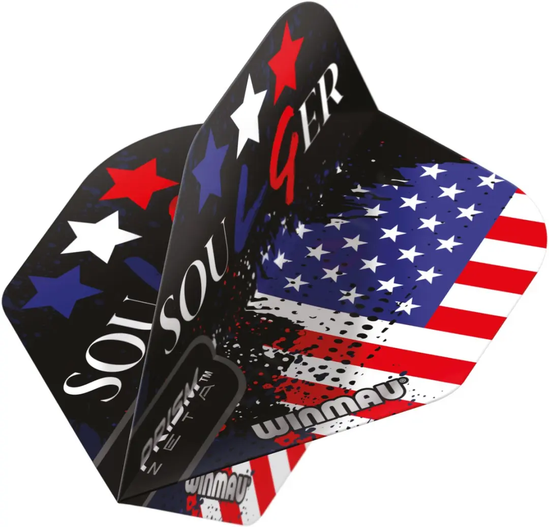 Winmau Prism Zeta Leonard Gates V2 Dart Flights - 3 Stuks