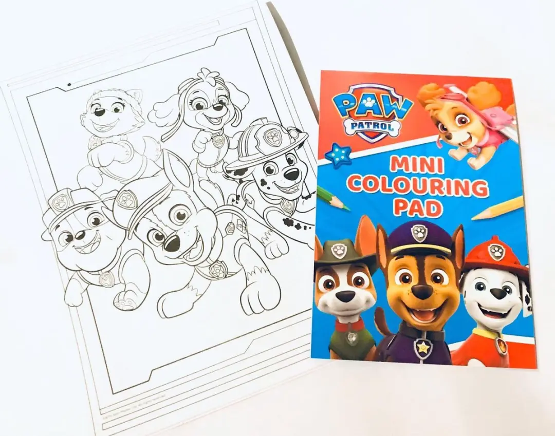 PAW Patrol Tekenset - 2 Kleurboeken A4/A5 + 4 Potloden