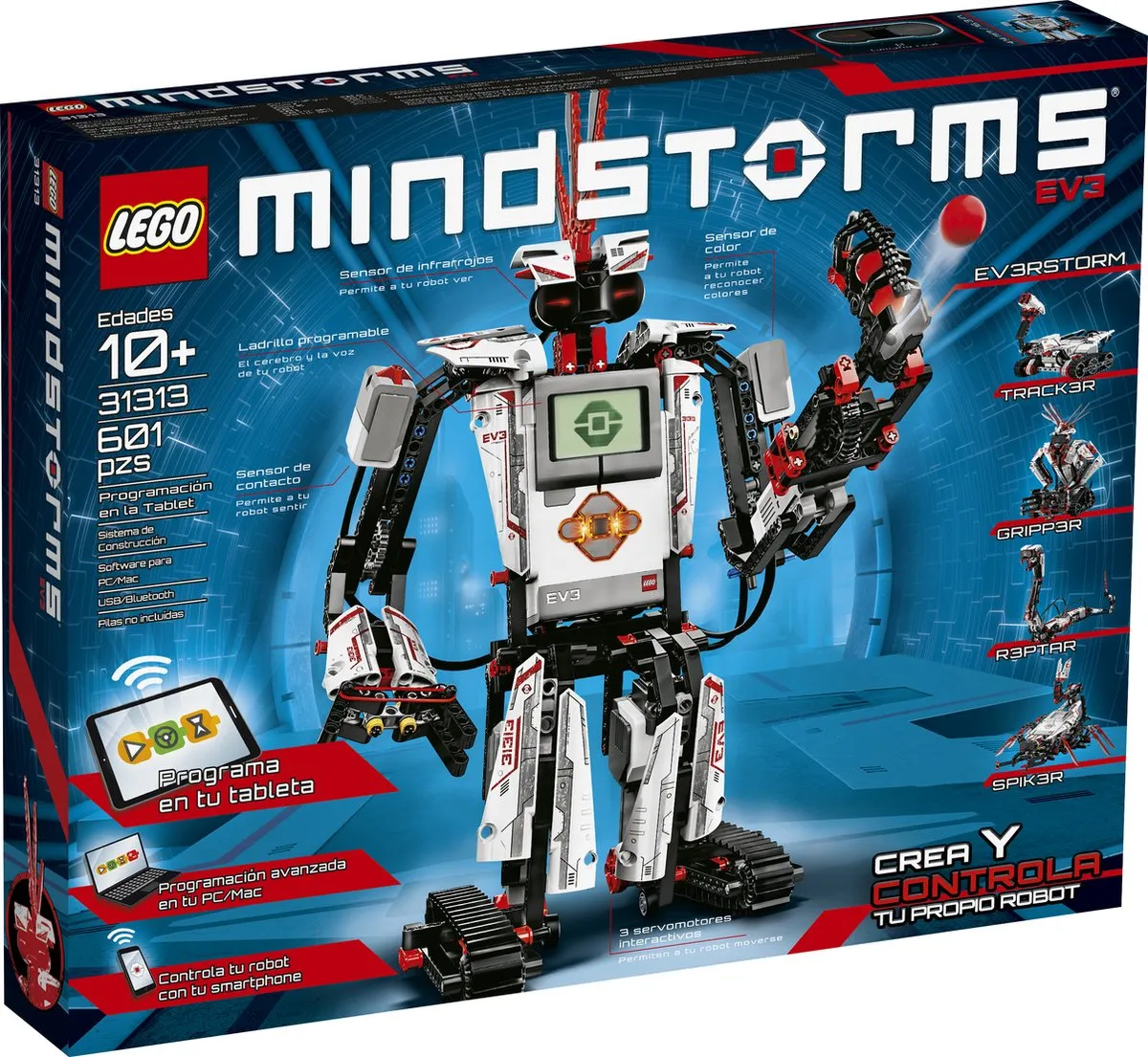LEGO Mindstorms EV3 31313 Bouwset - 4700 Stukken - Blauw