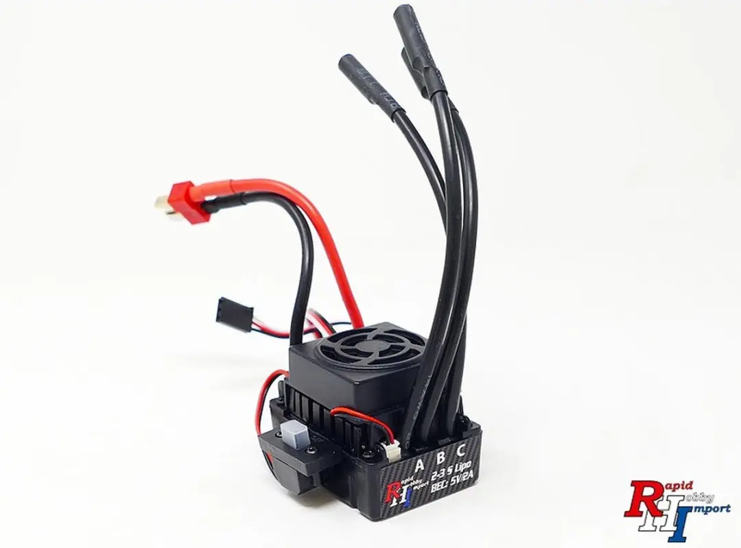 Carson Brushless Set Dragster Turbo 2500KV - Zwart