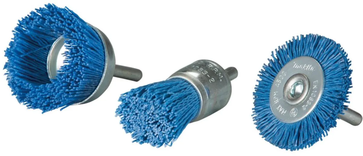 Makita Borstelset Nylon D-70758 - 3-delig