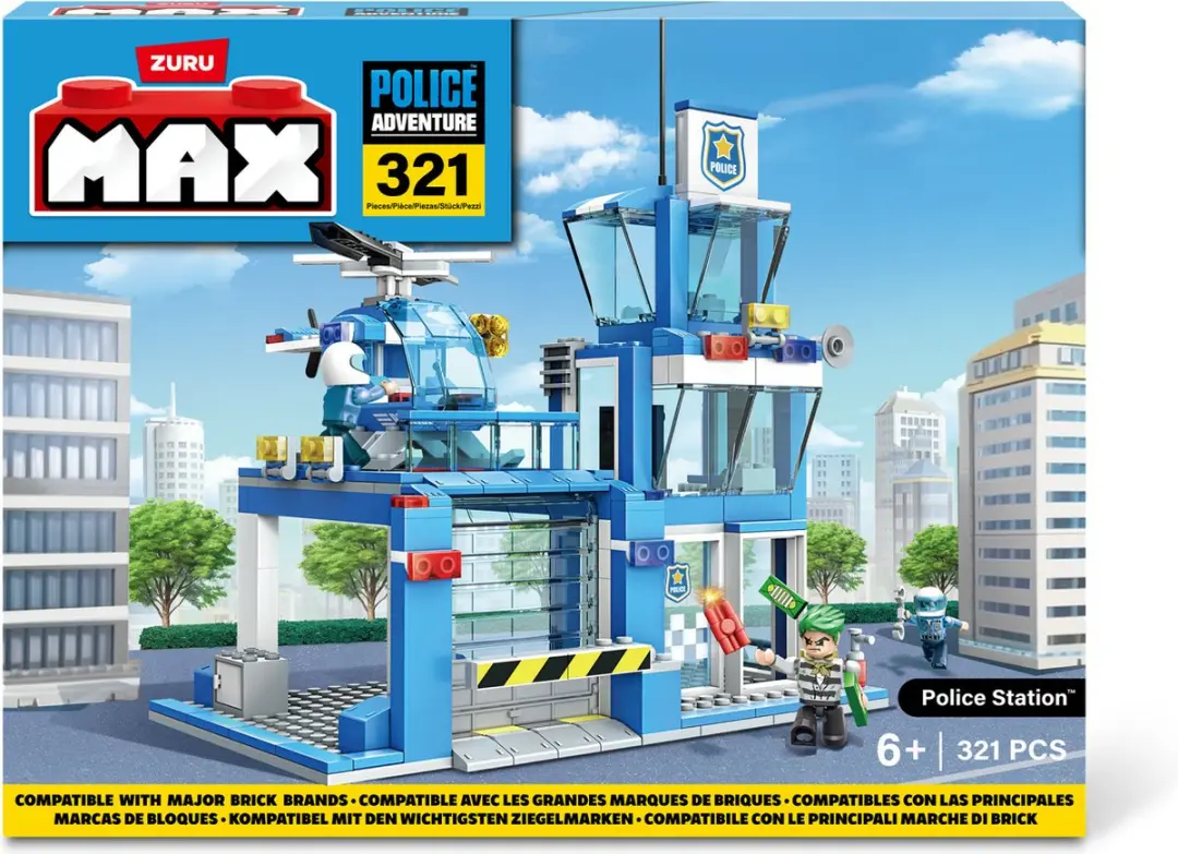 ZURU Max City Politiebureau - 321-delig - Meerkleurig