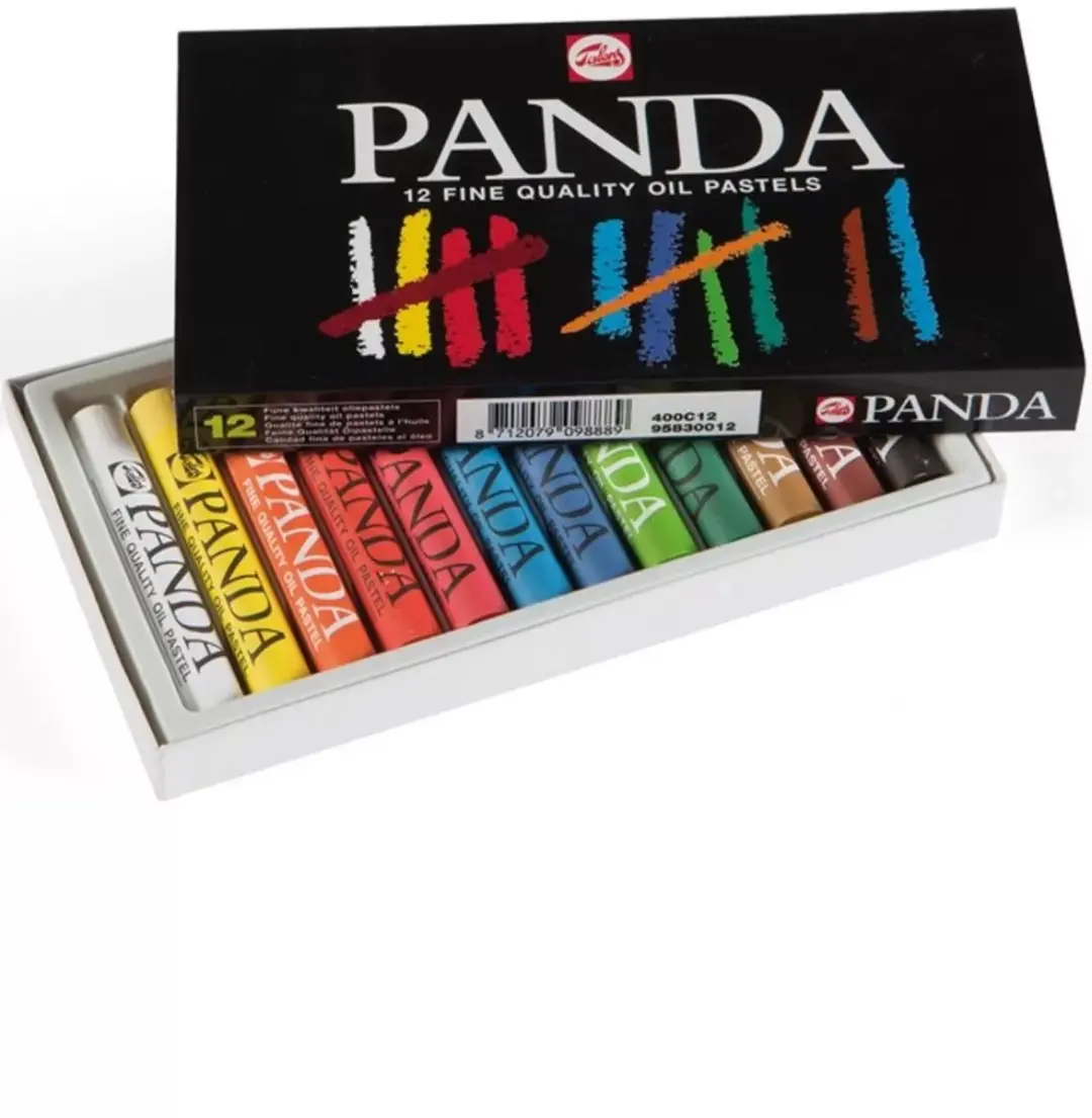 Talens Panda Oliepastels - 12 Stuks - afbeelding 6 van 6