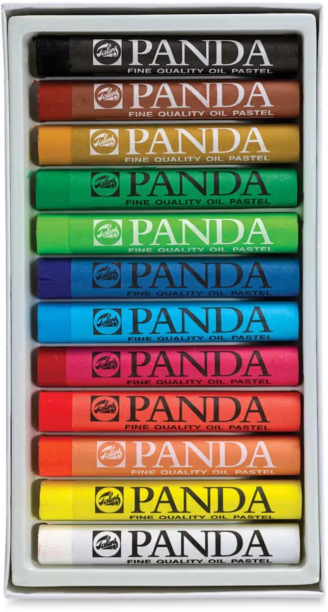 Talens Panda Oliepastels - 12 Stuks