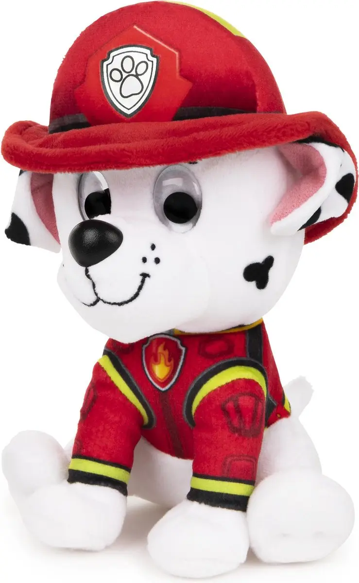 PAW Patrol Marshall Knuffel - 15 cm - Rood/Wit