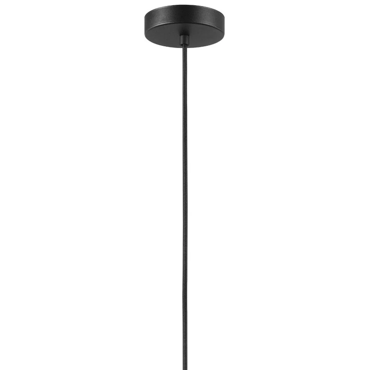 Eglo Bordesley Hanglamp - 1 Lichtpunt Ø21cm - Zwart/Bruin