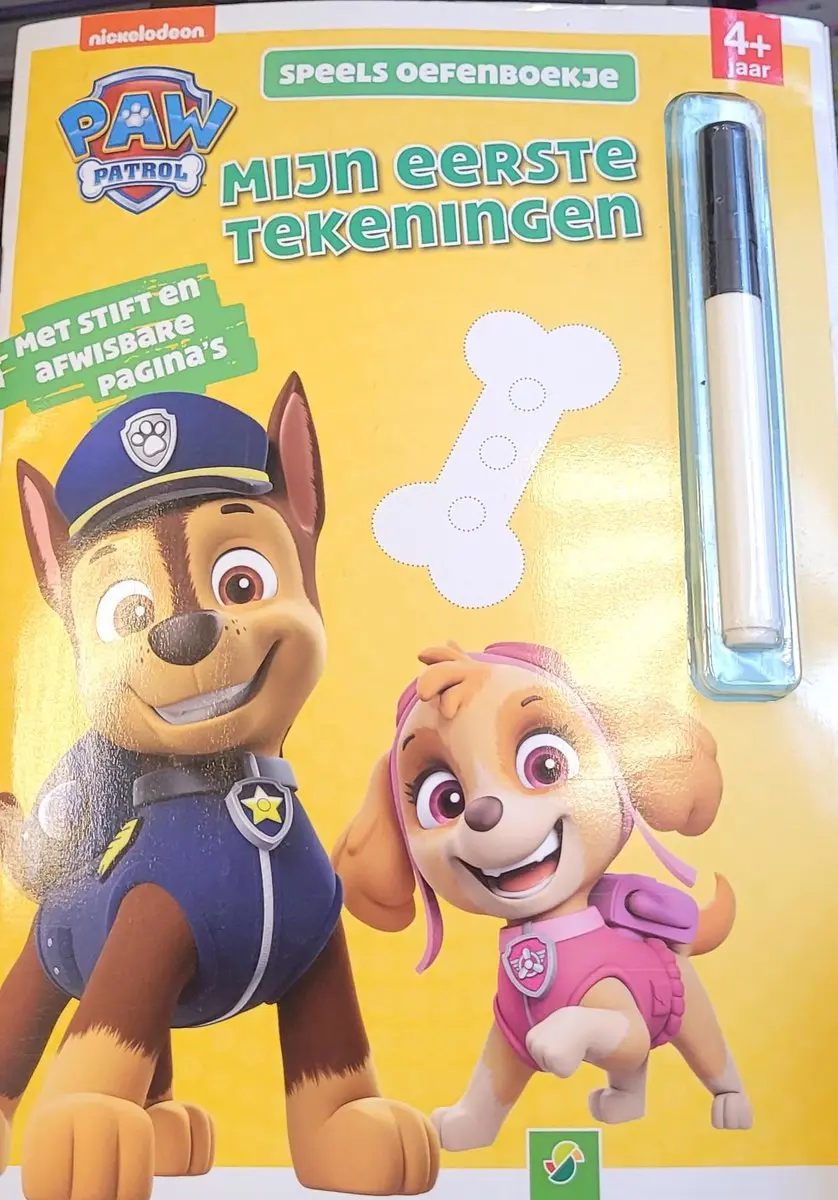 PAW Patrol Oefenboekje Tekenen