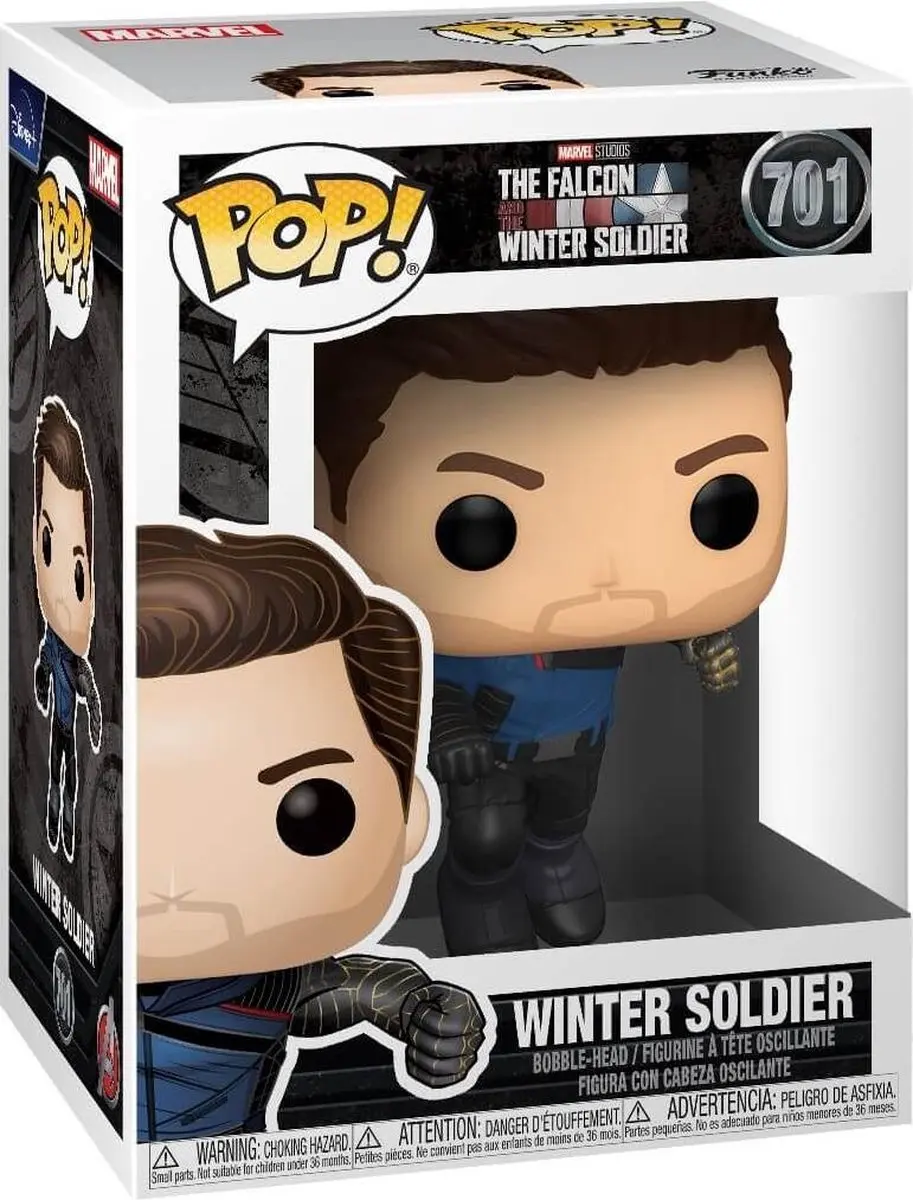 Marvel Funko POP The Falcon & Winter Soldier Winter Soldier 51625 - Multicolor
