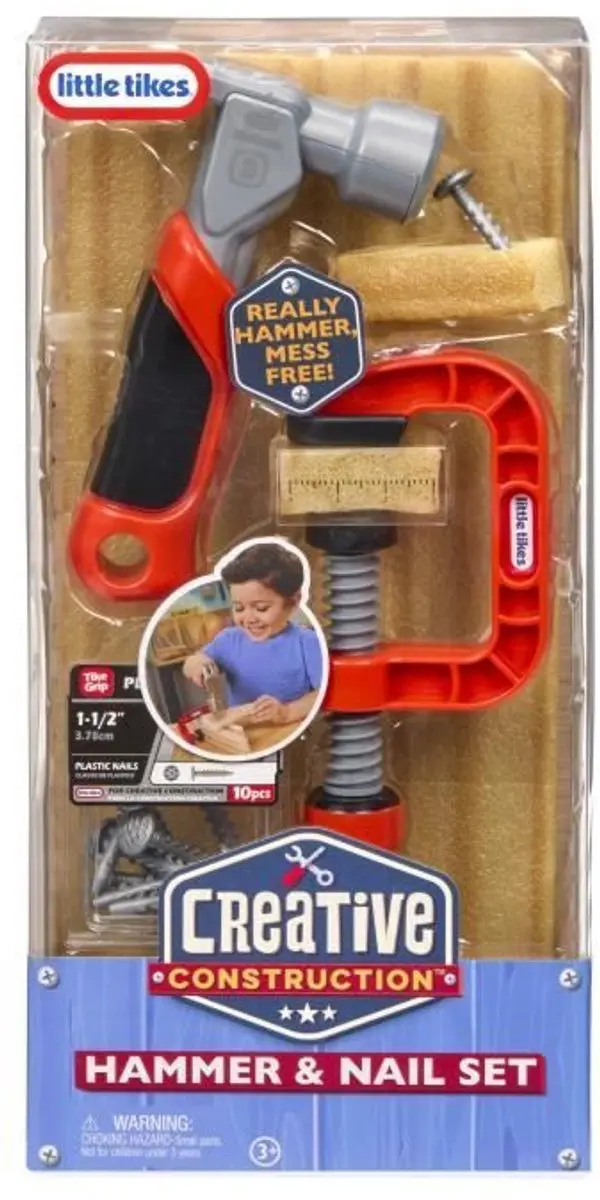Little Tikes Creatieve Bouwhamer en Spijkerset 2-delig
