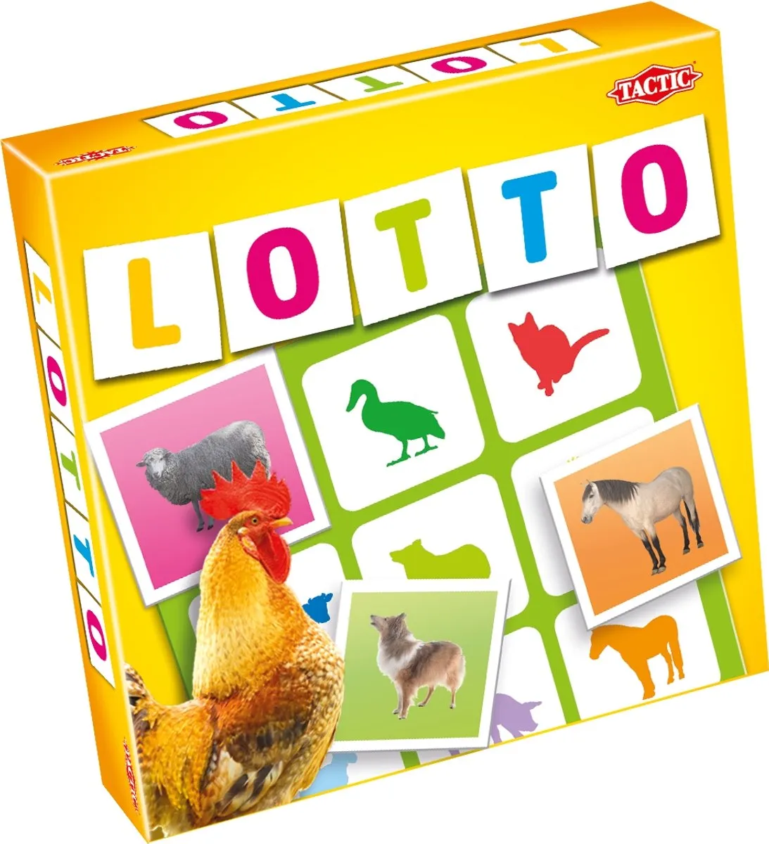 Tactic Lotto Boerderijdieren Kaartspel 41449 - 2-4 spelers