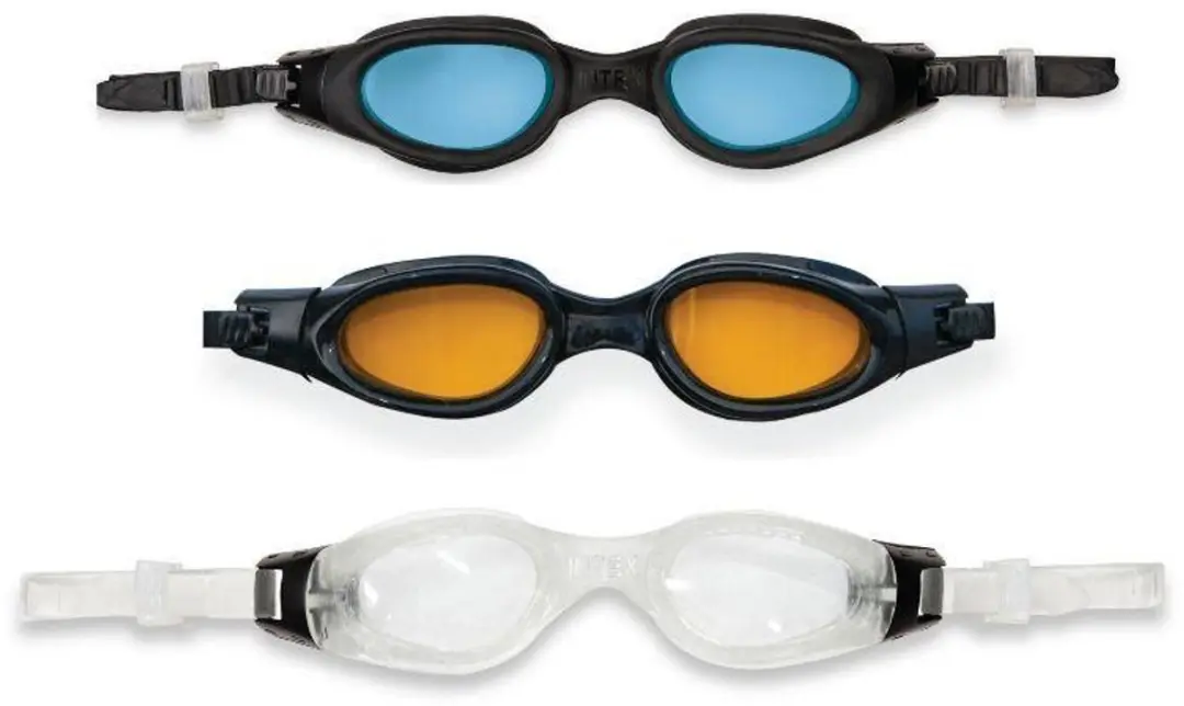 Intex Racing Pro Chloorbril 8+ - Blauw/Zwart/Paars