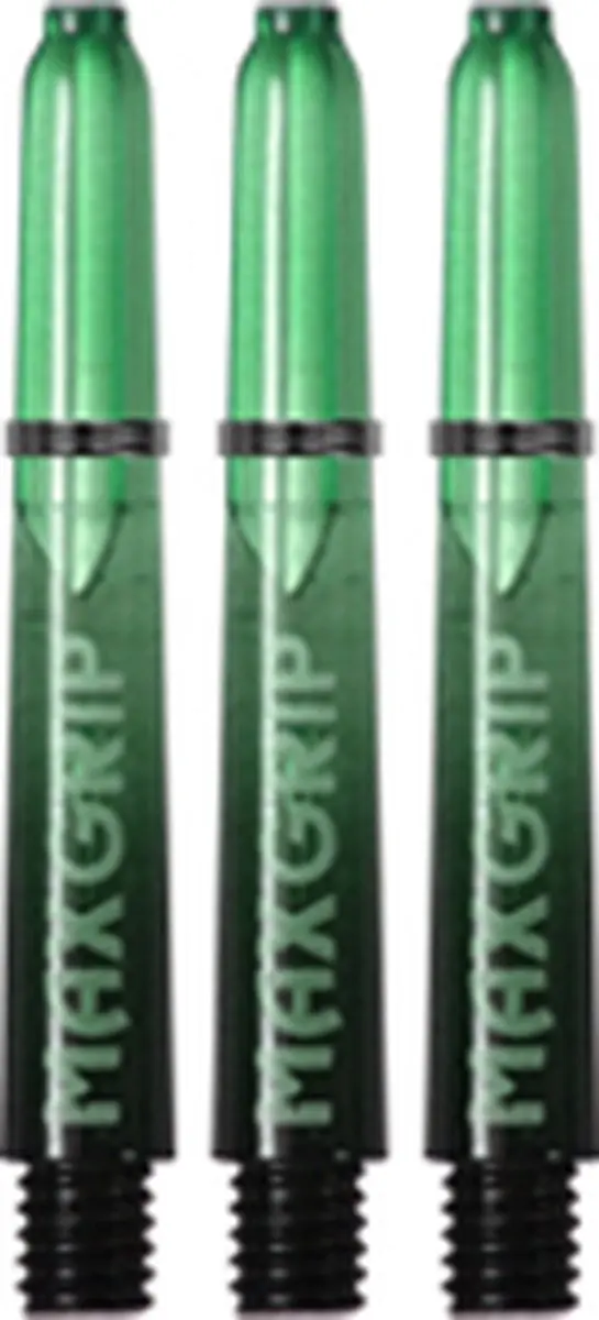 XQMax Maxgrip Green Dart Shafts QD7005220 - 3 Stuks