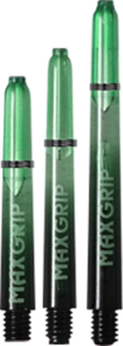 XQMax Maxgrip Green Dart Shafts QD7005220 - 3 Stuks