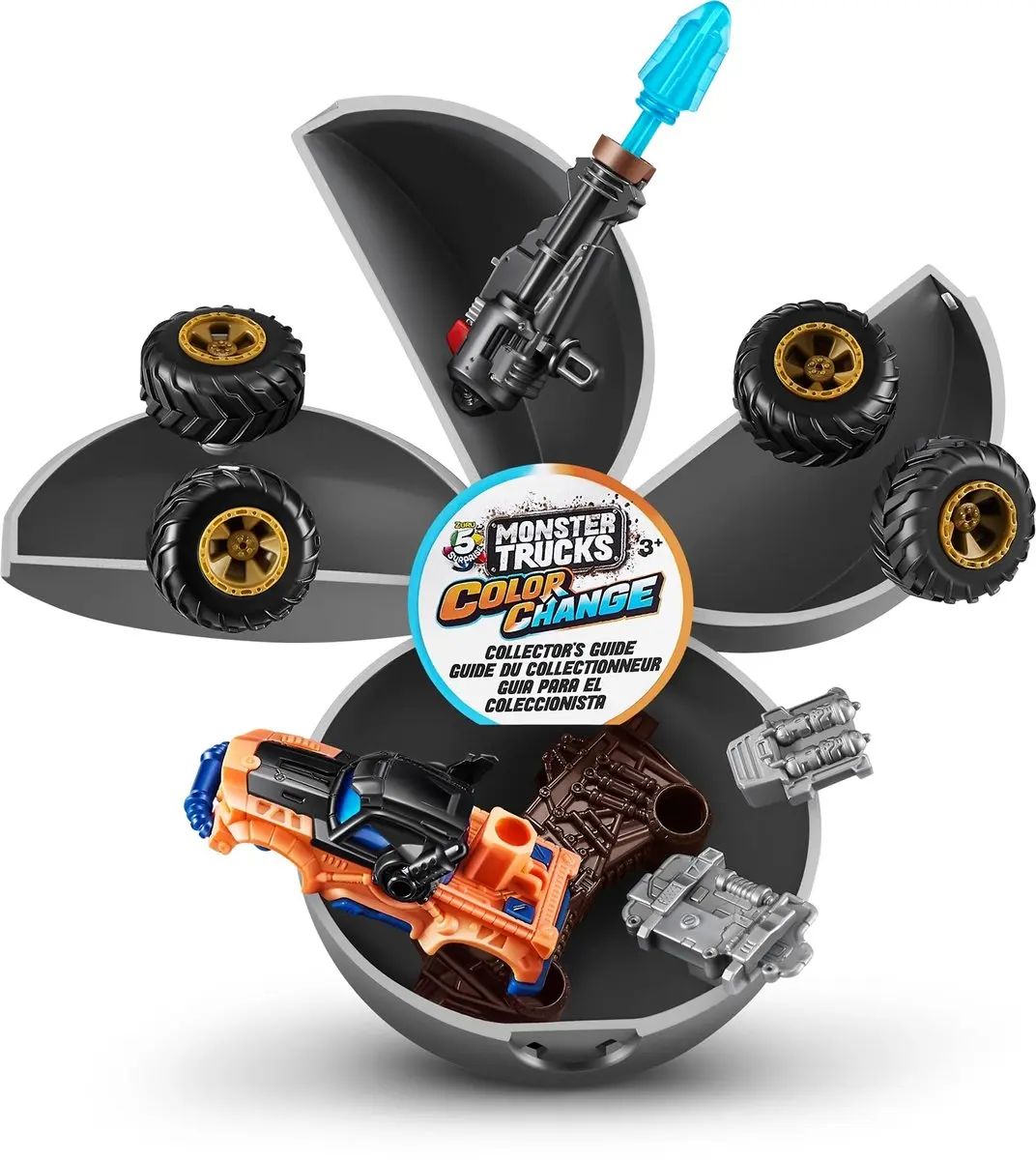 ZURU 5 Surprise Monster Trucks Kleurverandering Serie 3 - 20 Stuks