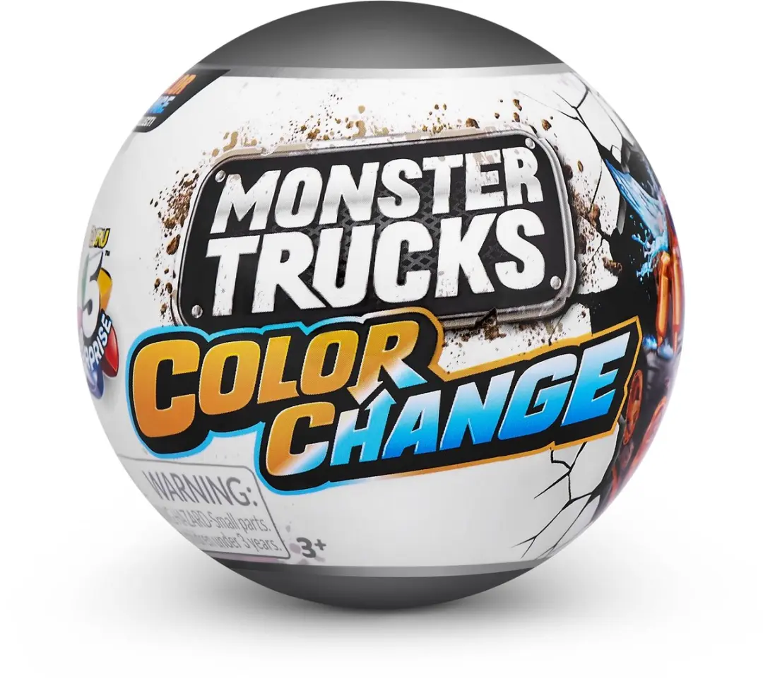 ZURU 5 Surprise Monster Trucks Kleurverandering Serie 3