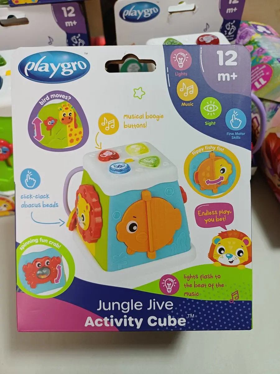 Playgro Jungle Activiteitenkubus - Mix