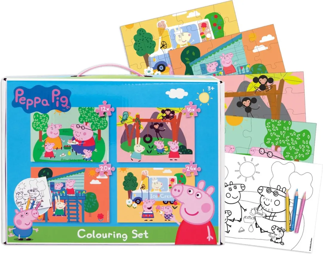 Peppa Pig Puzzelset PP01003 - 24 Stuks - Meerkleurig