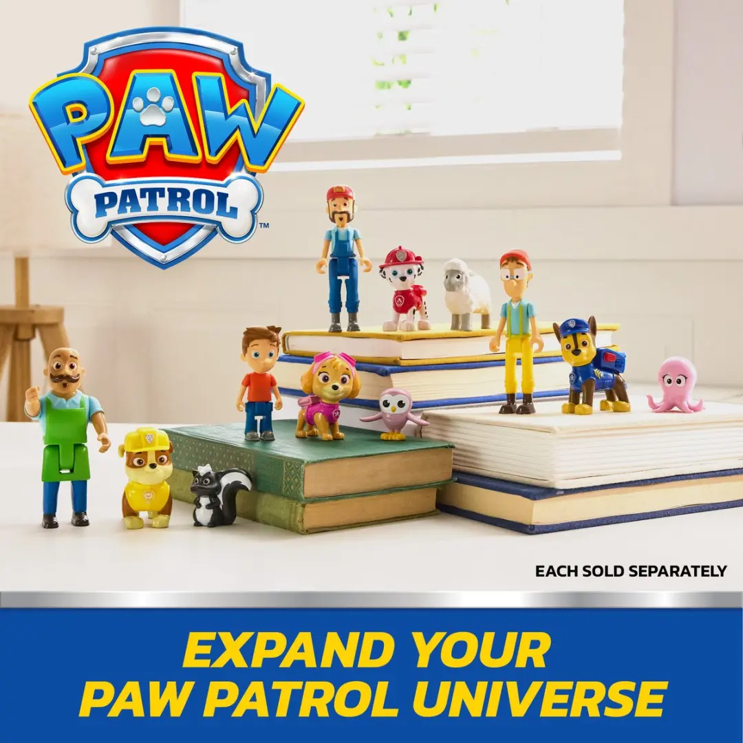 PAW Patrol Speelfigurenset 2016520 - Rubble, Meneer Porter & Stinkdier