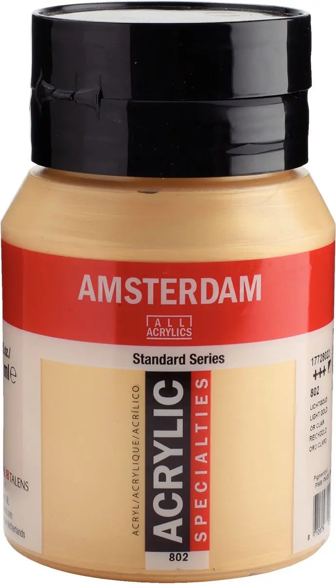 Amsterdam Standard Acrylverf 500ml - Lichtgoud