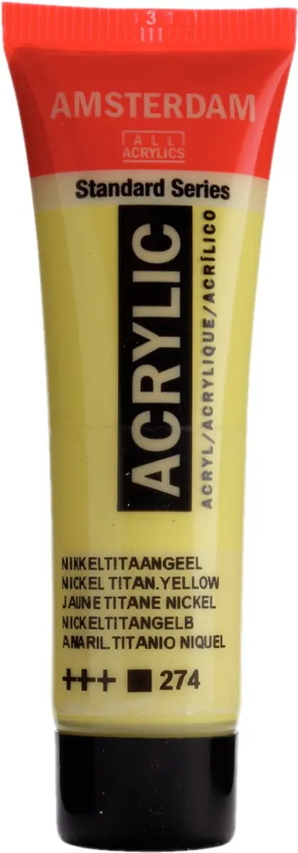 Royal Talens Amsterdam Acryl 274 Nikkel Titaan Geel 20ml