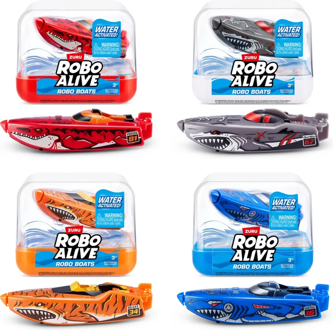 ZURU Robo Alive Robo Boats Waterspeelgoed - 7cm - Divers - afbeelding 6 van 6