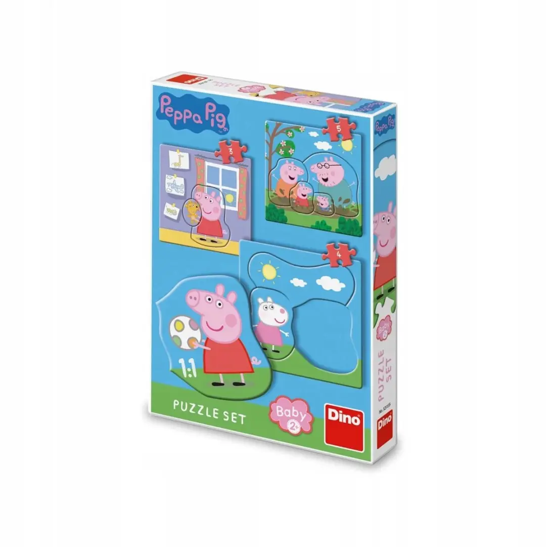 Peppa Pig Baby Puzzelset 3-5 Stuks