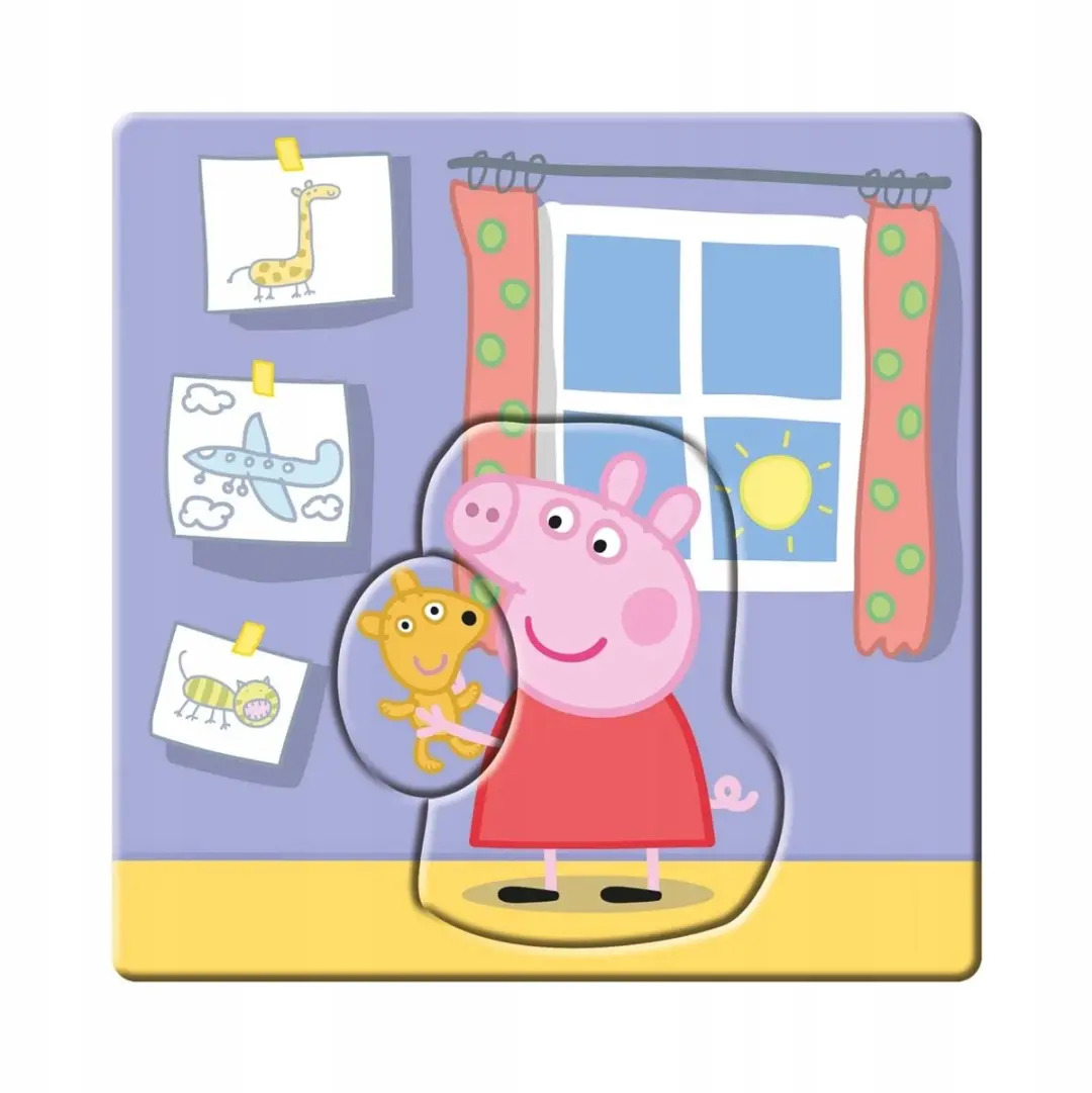 Peppa Pig Baby Puzzelset 3-5 Stuks - Multicolor
