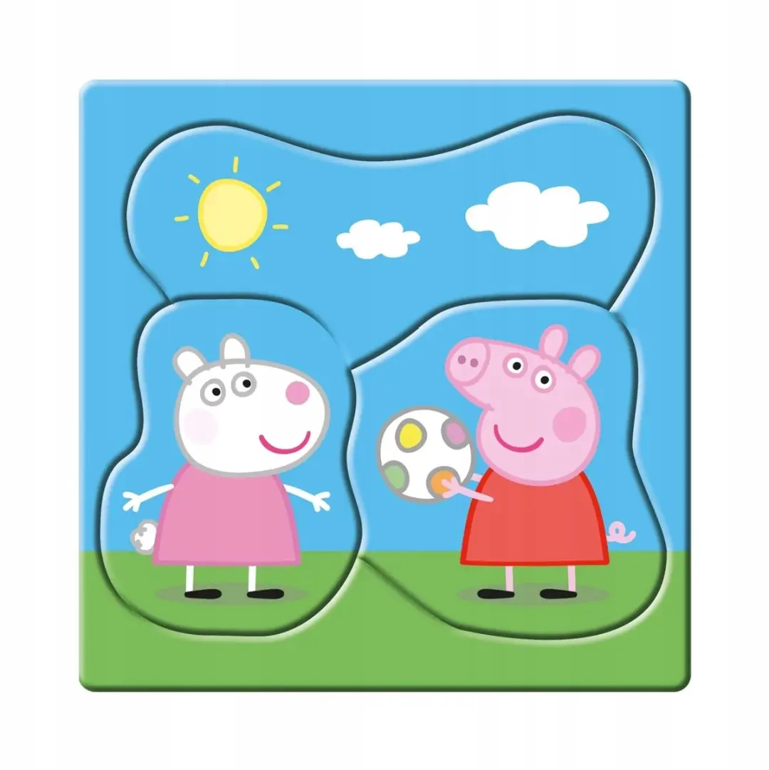 Peppa Pig Baby Puzzelset 3-5 Stuks - Multicolor