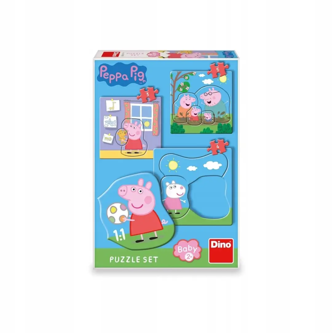 Peppa Pig Baby Puzzelset 3-5 Stuks - Multicolor