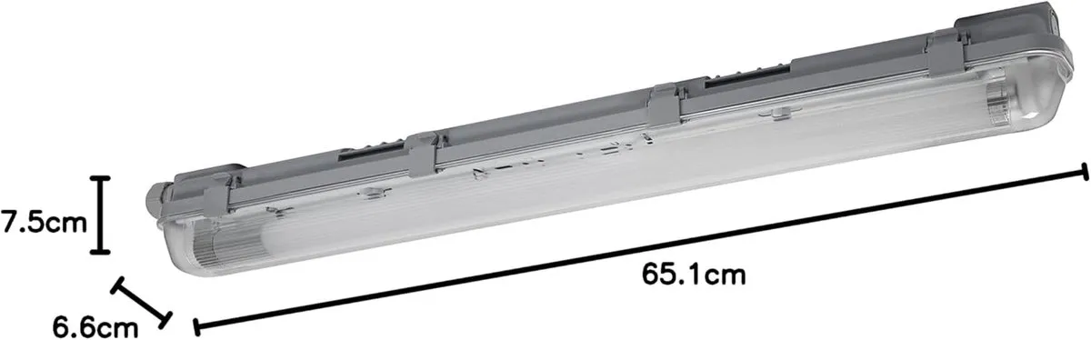 LEDVANCE Submarine Sensor Plafondarmatuur 8W - Koel wit - IP65 - Grijs